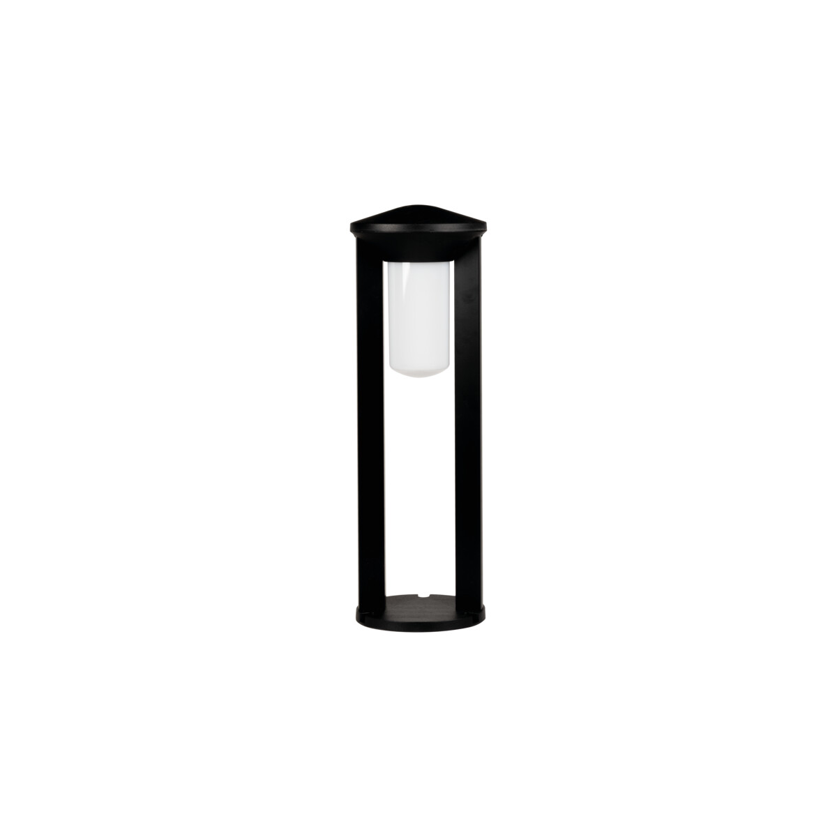 Štvorcový stĺp osvetlenia LIGHTLOGIC E27 60 cm čierny